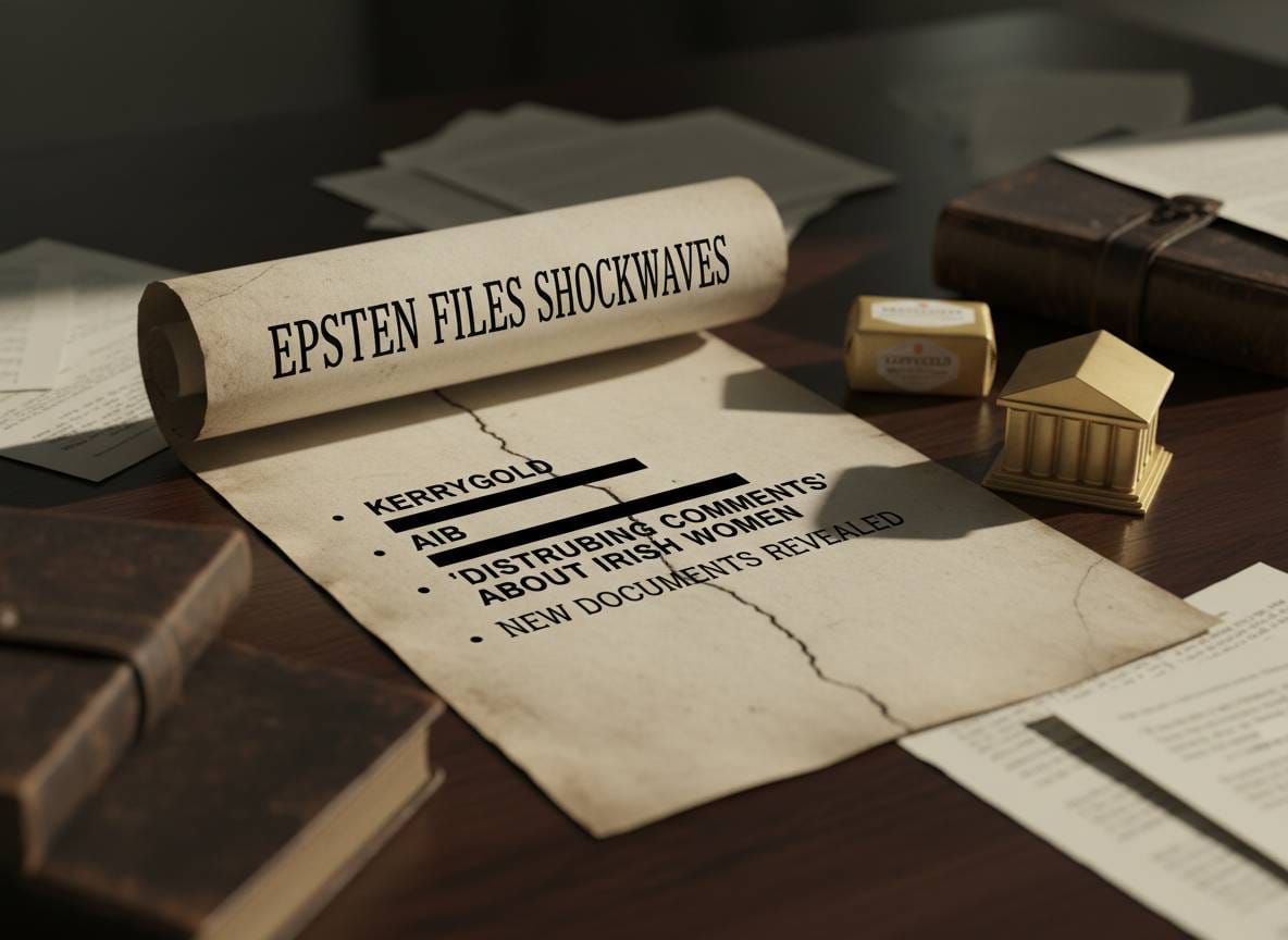 എപ്‌സ്റ്റൈൻ ഫയലുകൾ: "Ireland" എന്ന് 1,542 തവണ, Kerrygold ഉം AIBയും ഫയലുകളിൽ