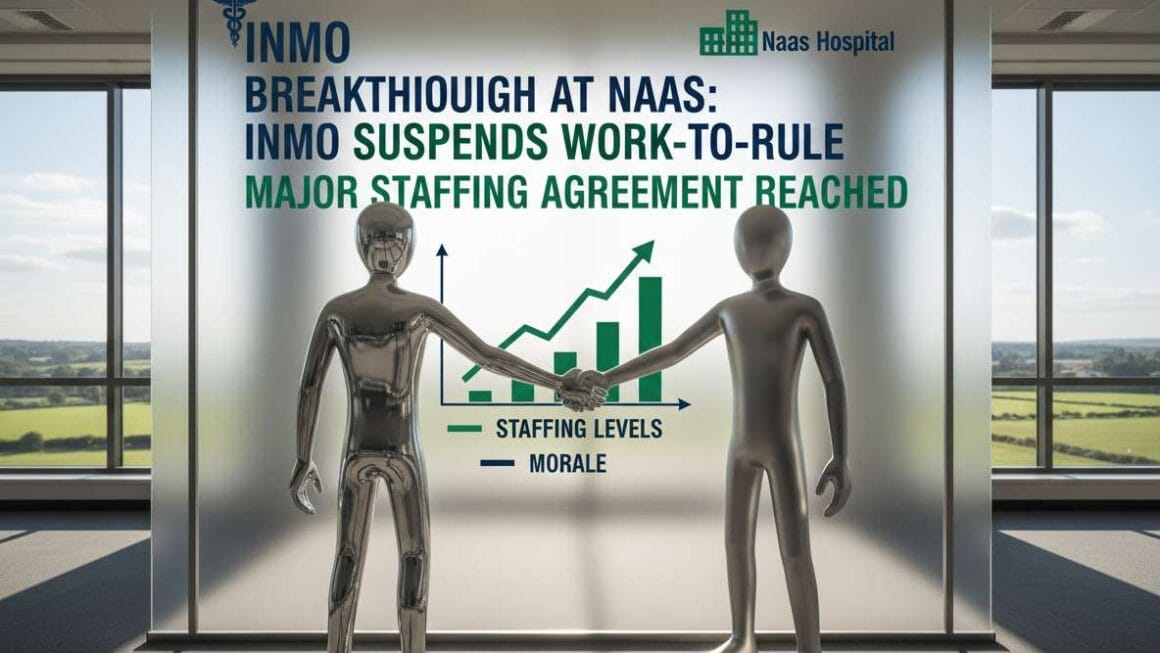 Naas-ൽ സ്റ്റാഫിംഗ് കരാറിനെ തുടർന്ന് INMO നിയമാനുസൃത ജോലി താൽക്കാലികമായി നിർത്തിവെച്ചു