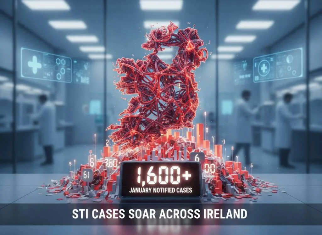 അയർലൻഡിലുടനീളം STI കേസുകളിൽ വൻ വർദ്ധനവ്: ജനുവരിയിൽ 1,600-ൽ അധികം കേസുകൾ റിപ്പോർട്ട് ചെയ്തു.