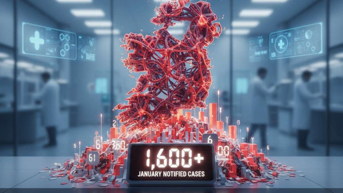 അയർലൻഡിലുടനീളം STI കേസുകളിൽ വൻ വർദ്ധനവ്: ജനുവരിയിൽ 1,600-ൽ അധികം കേസുകൾ റിപ്പോർട്ട് ചെയ്തു.