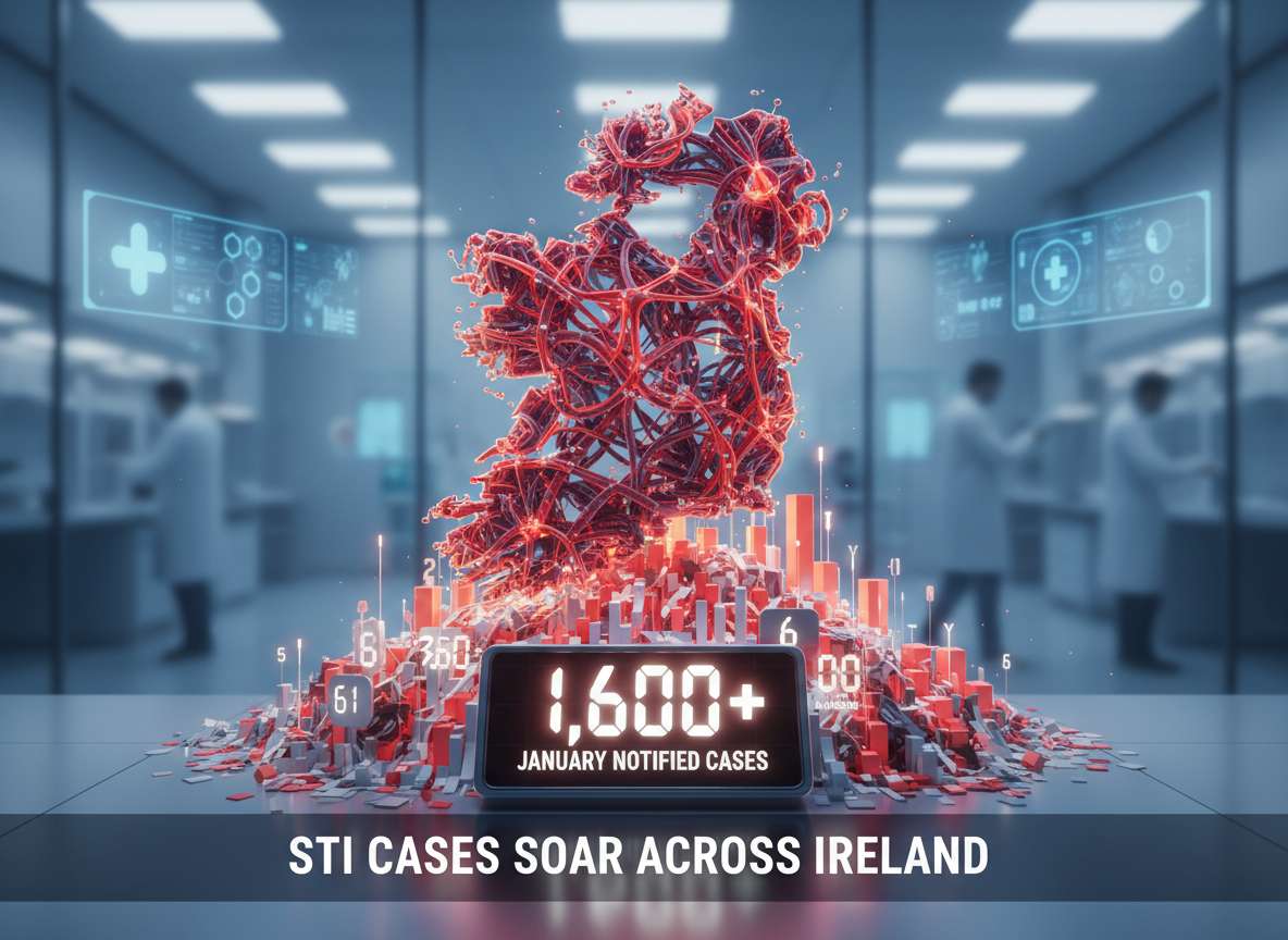 അയർലൻഡിലുടനീളം STI കേസുകളിൽ വൻ വർദ്ധനവ്: ജനുവരിയിൽ 1,600-ൽ അധികം കേസുകൾ റിപ്പോർട്ട് ചെയ്തു.