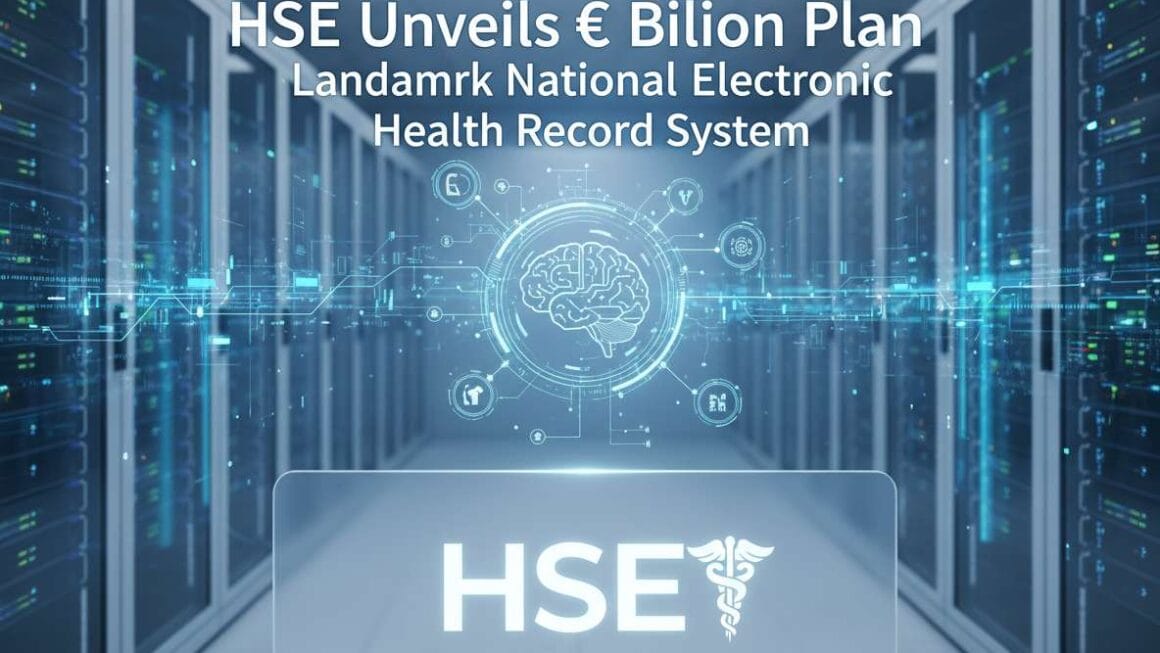 ഒരു നാഴികക്കല്ലായ ദേശീയ ഇലക്ട്രോണിക് ഹെൽത്ത് റെക്കോർഡ് സിസ്റ്റത്തിനായി 2 ബില്യൺ യൂറോയുടെ പദ്ധതി HSE അനാവരണം ചെയ്തു.