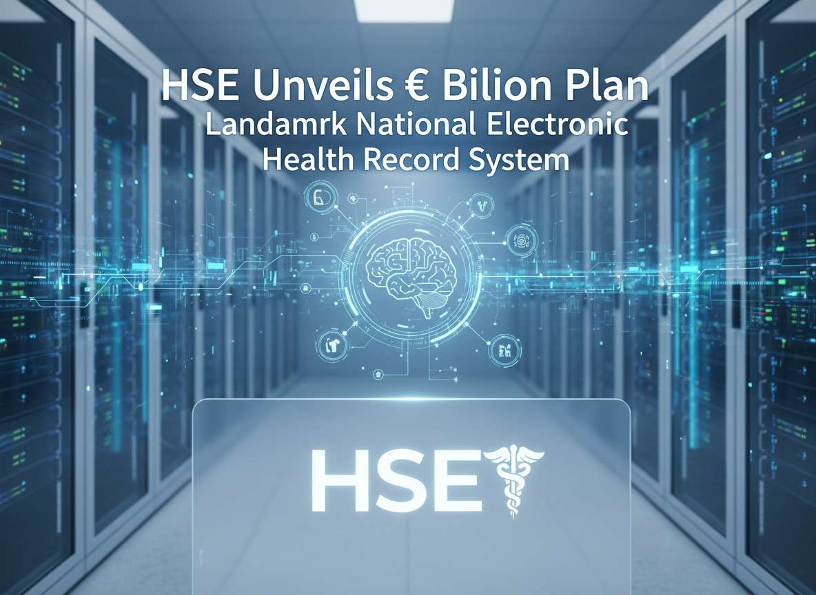 ഒരു നാഴികക്കല്ലായ ദേശീയ ഇലക്ട്രോണിക് ഹെൽത്ത് റെക്കോർഡ് സിസ്റ്റത്തിനായി 2 ബില്യൺ യൂറോയുടെ പദ്ധതി HSE അനാവരണം ചെയ്തു.