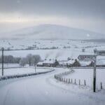 മഞ്ഞിൽ പുതഞ്ഞ Valentine's Day പ്രവചിച്ചു് Met Eireann