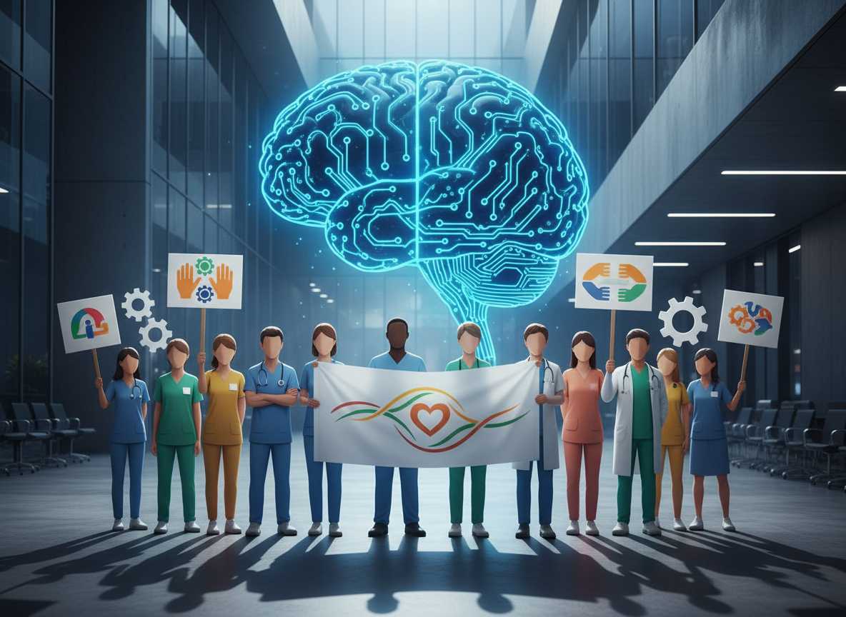 AI അല്ല, മുൻഗണന മനുഷ്യർക്കാകണം; എച്ച്.എസ്.ഇ-യുടെ പുതിയ നയത്തിനെതിരെ ഐറിഷ് ആരോഗ്യ പ്രവർത്തകർ