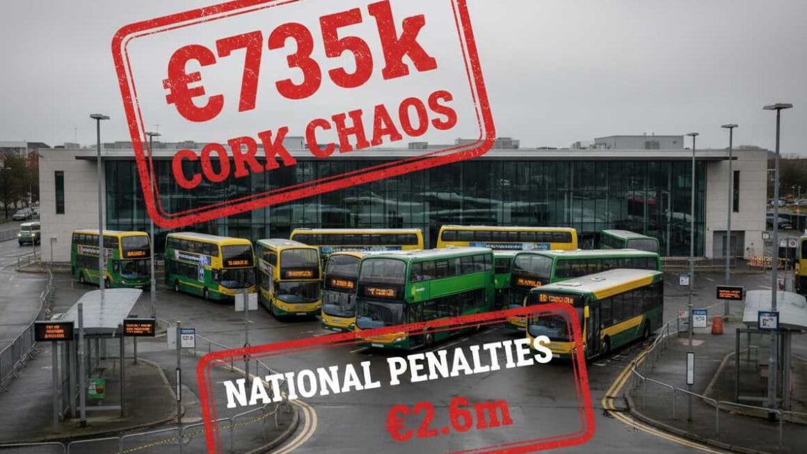Bus Éireann-ന് കോർക്കിൽ  €735k പിഴ; രാജ്യത്ത് മൊത്തം €2.6m