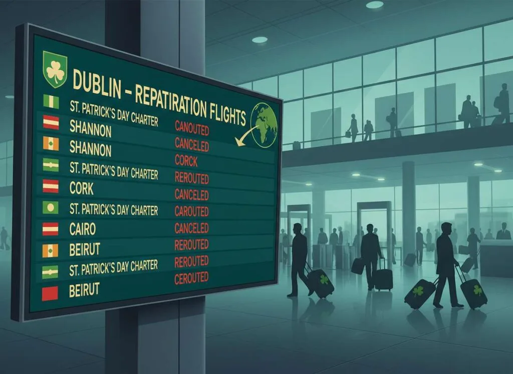 ഐറിഷ് സർക്കാർ ആയിരക്കണക്കിന് പൗരന്മാരെ തിരിച്ചെത്തിക്കാനുള്ള അടിയന്തര പദ്ധതികൾ ആരംഭിച്ചു