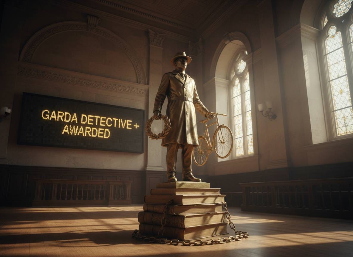 സൈക്കിൾ കടം നൽകിയതിന് അന്യായമായി മൂന്ന് വർഷം സസ്പെൻഡ് ചെയ്യപ്പെട്ട ഗാർഡാ ഡിറ്റക്ടീവിന് 2,50,000 യൂറോ നഷ്ടപരിഹാരം