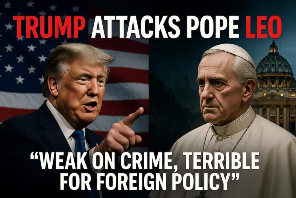 മാർപ്പാപ്പയ്ക്കെതിരെ രൂക്ഷവിമർശനവുമായി അമേരിക്കൻ പ്രസിഡന്റ് ഡൊണാൾഡ് ട്രംപ്