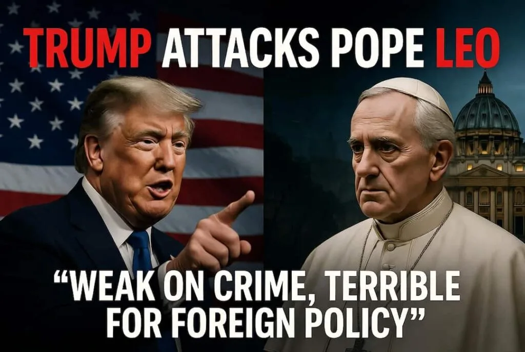 മാർപ്പാപ്പയ്ക്കെതിരെ രൂക്ഷവിമർശനവുമായി അമേരിക്കൻ പ്രസിഡന്റ് ഡൊണാൾഡ് ട്രംപ്