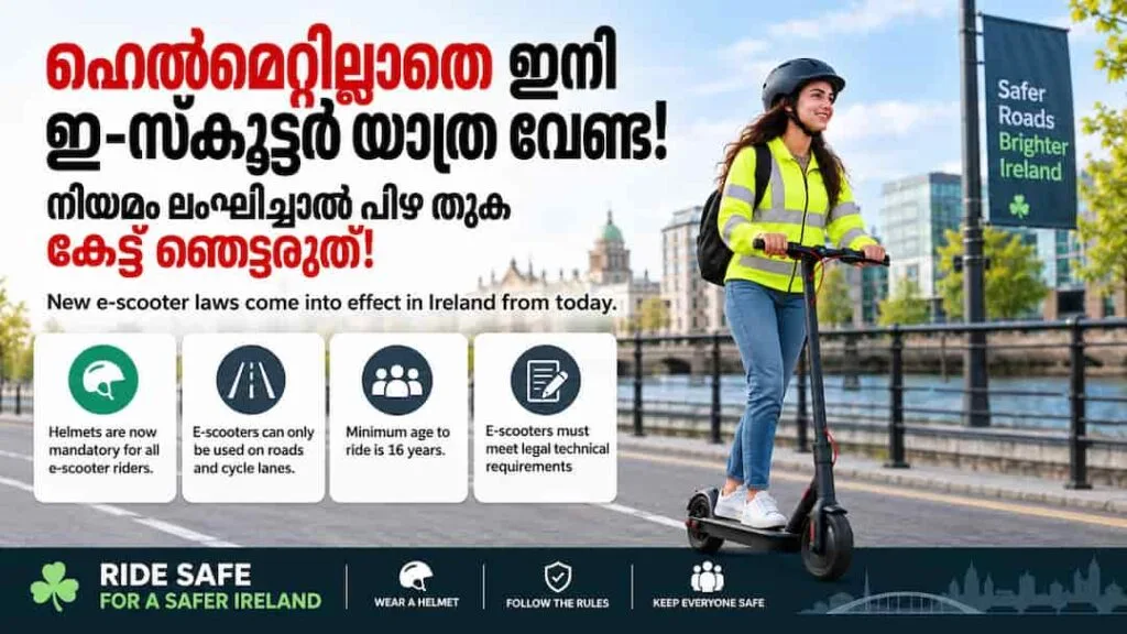 ഹെൽമെറ്റില്ലാതെ ഇനി ഇ-സ്കൂട്ടർ യാത്ര വേണ്ട! നിയമം ലംഘിച്ചാൽ പിഴ തുക കേട്ട് ഞെട്ടരുത്; ഇന്നുമുതൽ പുതിയ നിയമങ്ങൾ പ്രാബല്യത്തിൽ