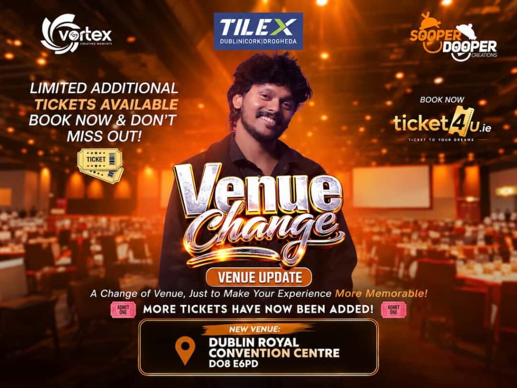 മെന്റലിസ്റ്റ് ആനന്ദുവിന്റെ ‘ദ സീക്രട്ട് ലെറ്റർ’ ഷോയുടെ വേദി മാറ്റി; പുതിയ വേദി ഡബ്ലിൻ റോയൽ കൺവെൻഷൻ സെന്റർ